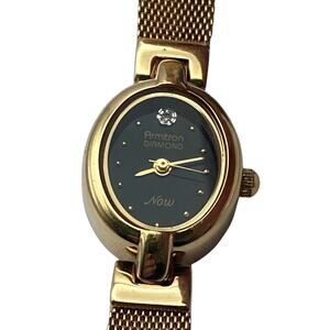 Armitron Diamond Now Women's Quartz Watch 17mm - New Battery -Wrist 6.75